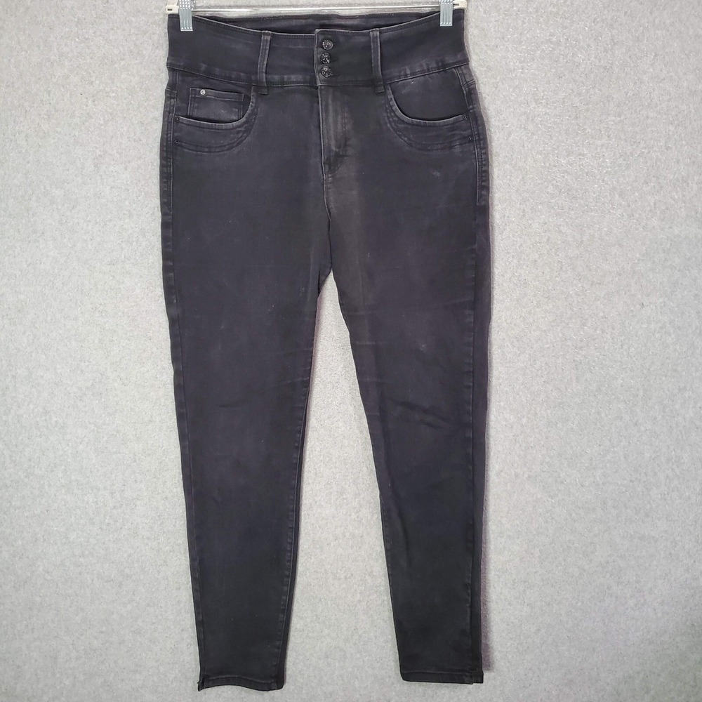 Curve Apparel Women Jeans 12/31 Black Denim Creator High Rise Skinny